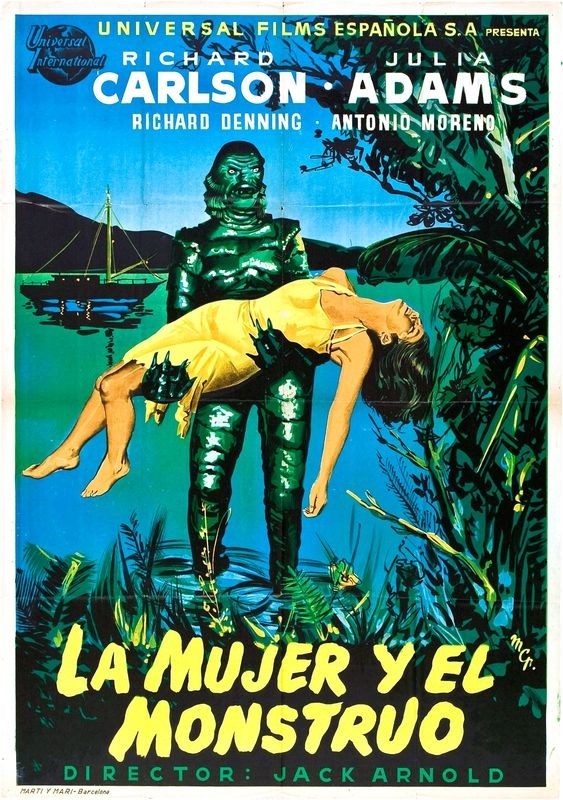 Постер к фильму "Создание из Чёрной лагуны" (Creature from the Black Lagoon) Оригинальный
Постер к фильму "Создание из Чёрной лагуны" (Creature from the Black Lagoon) Оригинальный