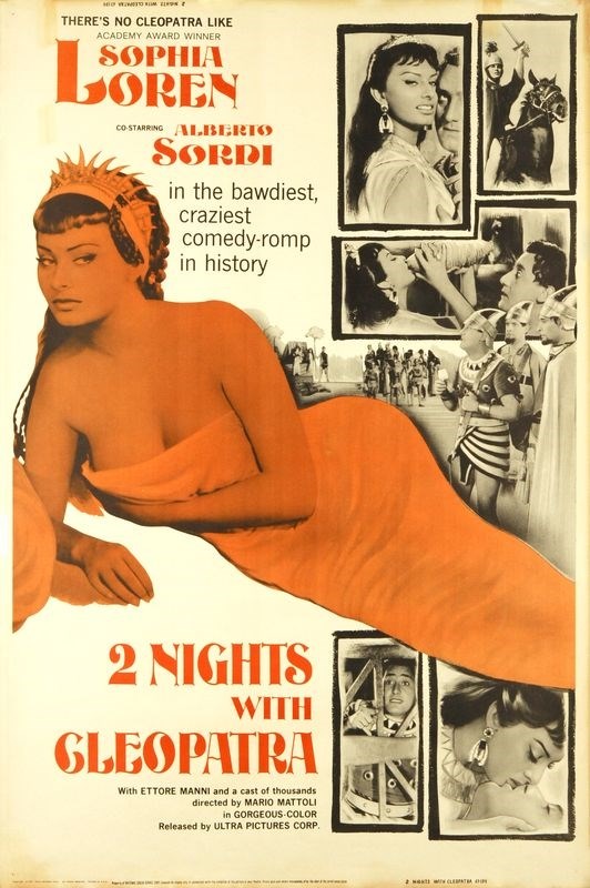 Постер к фильму "Две ночи с Клеопатрой" (Due notti con Cleopatra) Оригинальный 68,6x101,6
Постер к фильму "Две ночи с Клеопатрой" (Due notti con Cleopatra) Оригинальный 68,6x101,6