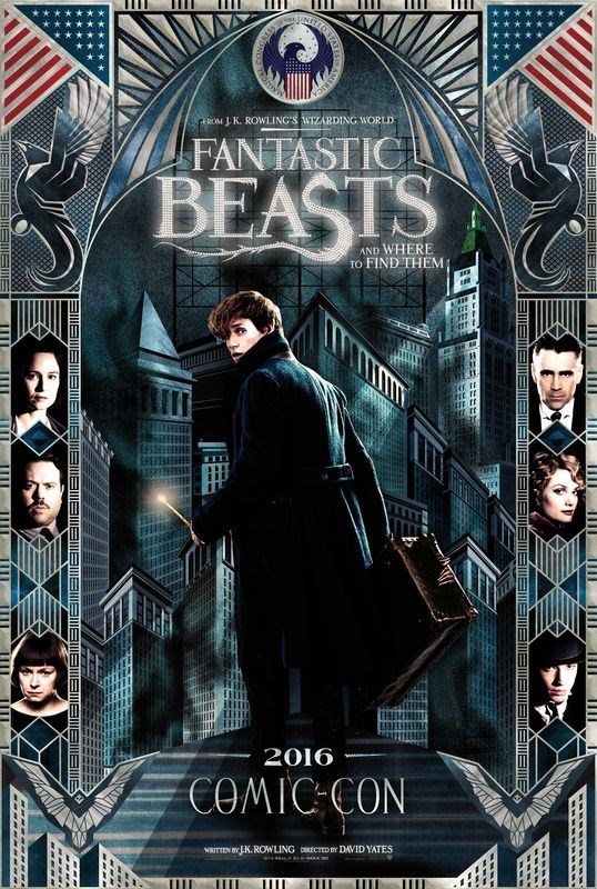 Постер к фильму "Фантастические твари и где они обитают" (Fantastic Beasts and Where to Fi
Постер к фильму "Фантастические твари и где они обитают" (Fantastic Beasts and Where to Fi