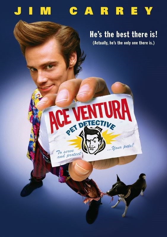 Постер к фильму "Эйс Вентура: Розыск домашних животных" (Ace Ventura Pet Detective) Оригин 
Постер к фильму "Эйс Вентура: Розыск домашних животных" (Ace Ventura Pet Detective) Оригин