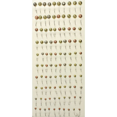 фото Мормышка металлическая паяная aqua №36, крючок №12 (100 штук на плойке)