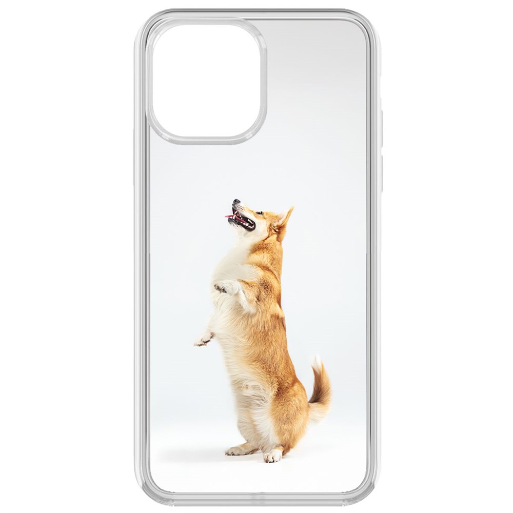 Чехол-накладка Krutoff Clear Case Корги готов служить для iPhone 13 Pro Max, Прозрачный
Чехол-накладка Krutoff Clear Case Корги готов служить для iPhone 13 Pro Max, Прозрачный