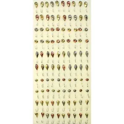 фото Мормышка металлическая паяная aqua №35, крючок №16 (100 штук на плойке)