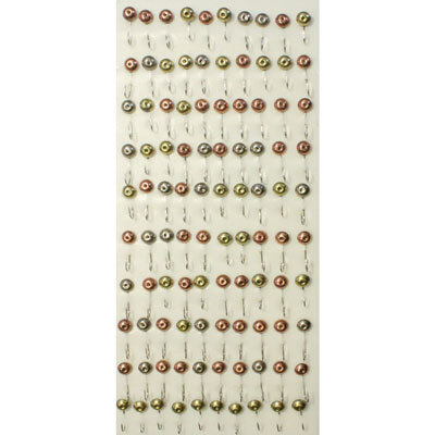 фото Мормышка металлическая паяная aqua №34, d6,0, крючок №12 (100 штук на плойке)