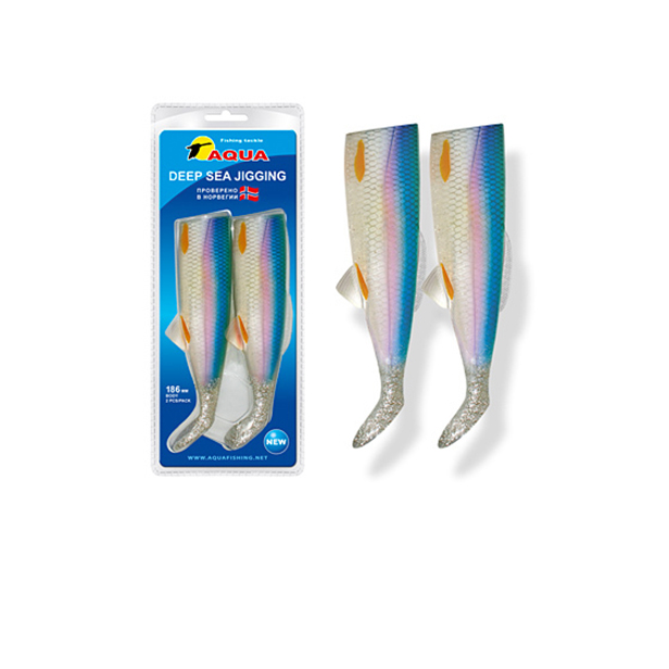 Риппер для морской джигголовки большой Aqua, цвет Hering (2шт), Голубой;серый;розовый, Deep Sea Jigging
Риппер для морской джигголовки большой Aqua, цвет Hering (2шт), Голубой;серый;розовый, Deep Sea Jigging