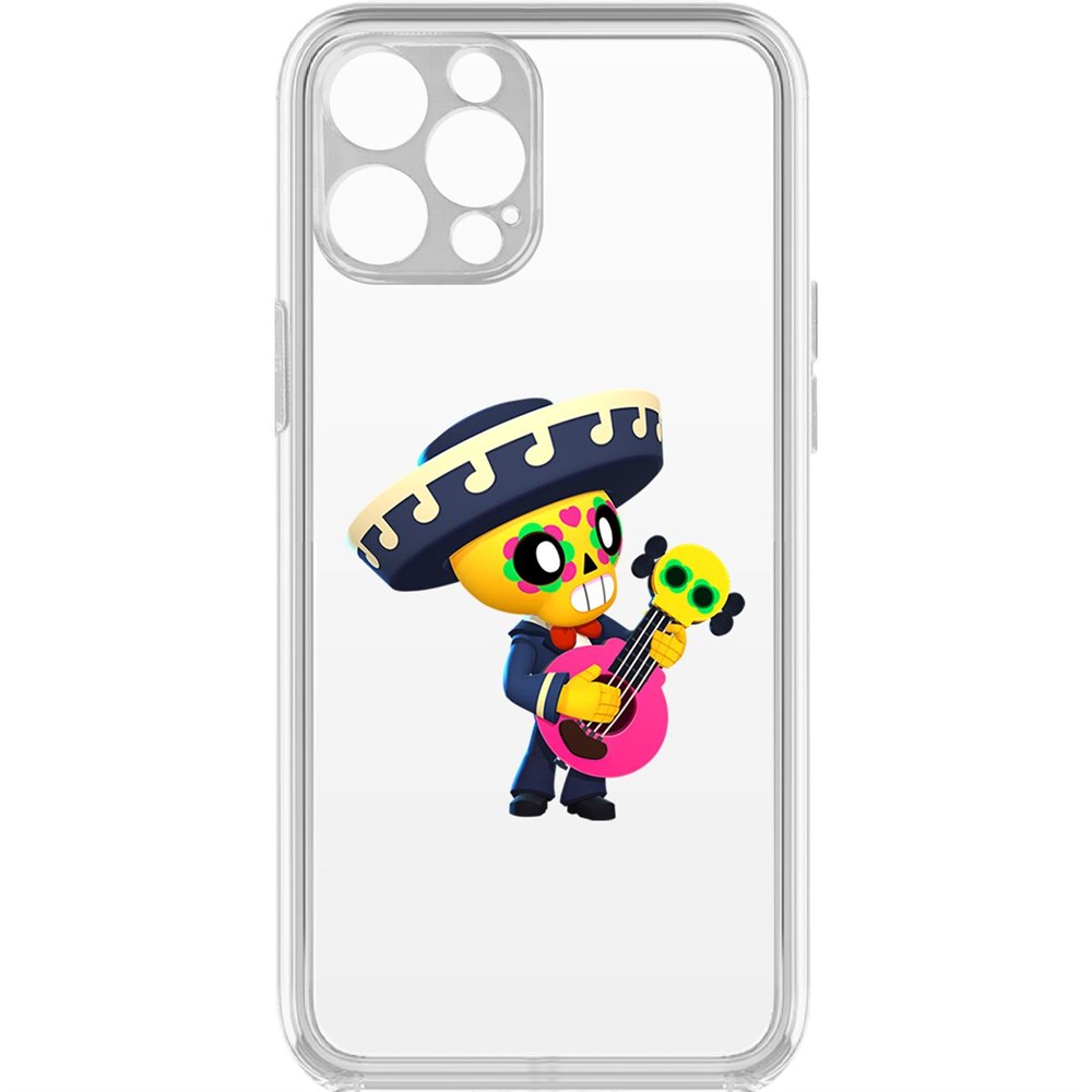 Чехол-накладка Krutoff Clear Case Brawl Stars-Поко для iPhone 12 Pro с защитой камеры, Прозрачный
Чехол-накладка Krutoff Clear Case Brawl Stars-Поко для iPhone 12 Pro с защитой камеры, Прозрачный