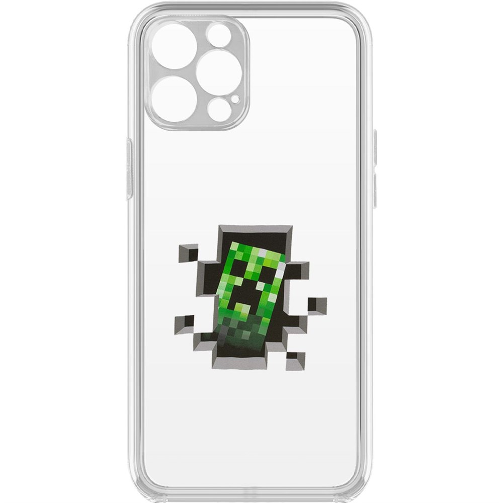Чехол-накладка Krutoff Clear Case Minecraft-Крипер для iPhone 12 Pro с защитой камеры, Прозрачный
Чехол-накладка Krutoff Clear Case Minecraft-Крипер для iPhone 12 Pro с защитой камеры, Прозрачный