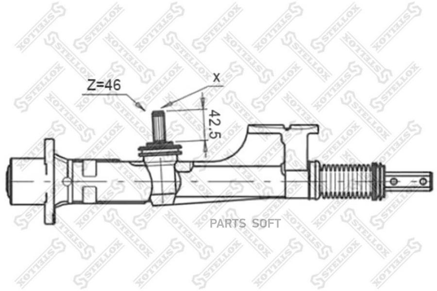 Рейка рулевая Audi 80 B2/80 B3/90 B3 78>91 VW Passat B2/Passat B2 Variant/Santana 80>88 ST
Рейка рулевая Audi 80 B2/80 B3/90 B3 78>91 VW Passat B2/Passat B2 Variant/Santana 80>88 ST