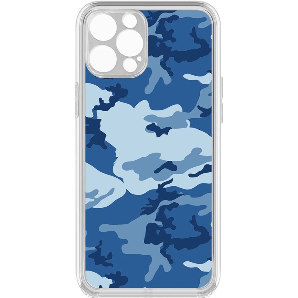 Чехол-накладка Krutoff Clear Case Камуфляж синий для iPhone 12 Pro с защитой камеры, Прозрачный
Чехол-накладка Krutoff Clear Case Камуфляж синий для iPhone 12 Pro с защитой камеры, Прозрачный