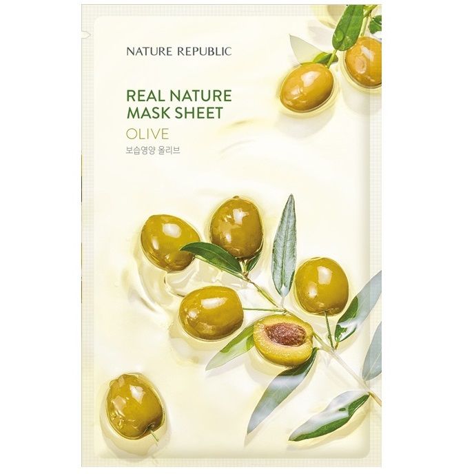 Маска для лица с экстрактом оливы NATURE REPUBLIC Real Nature Mask Sheet Olive 23 мл, тканевая маска
Маска для лица с экстрактом оливы NATURE REPUBLIC Real Nature Mask Sheet Olive 23 мл, тканевая маска