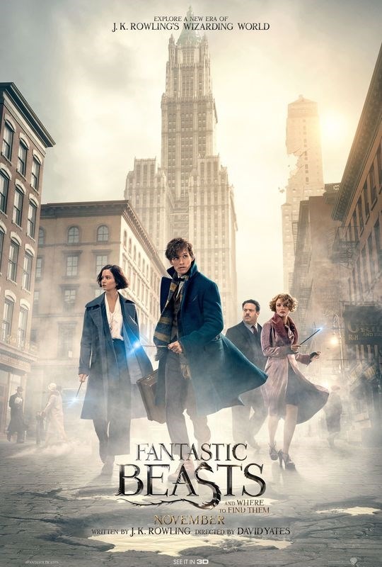 Постер к фильму "Фантастические твари и где они обитают" (Fantastic Beasts and Where to Fi
Постер к фильму "Фантастические твари и где они обитают" (Fantastic Beasts and Where to Fi