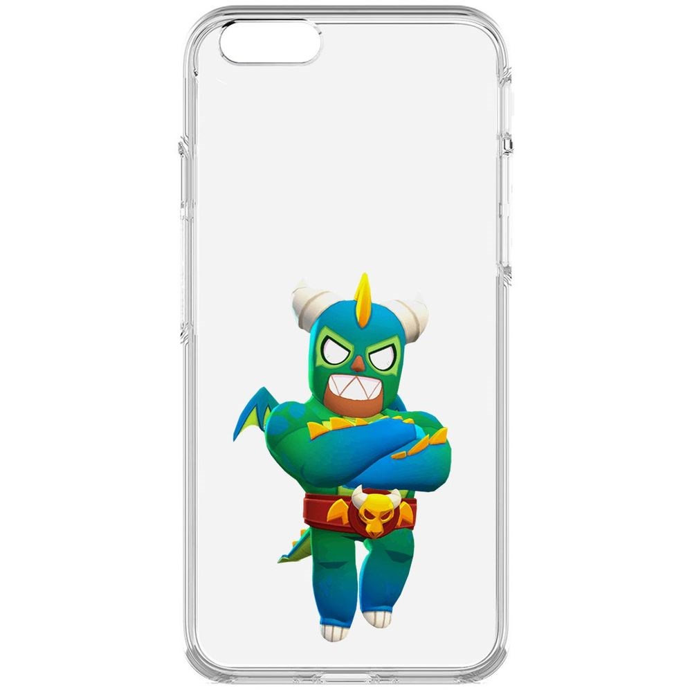 Чехол-накладка Krutoff Clear Case Brawl Stars-Эль Дракон Вердозо для iPhone 6S, Прозрачный
Чехол-накладка Krutoff Clear Case Brawl Stars-Эль Дракон Вердозо для iPhone 6S, Прозрачный