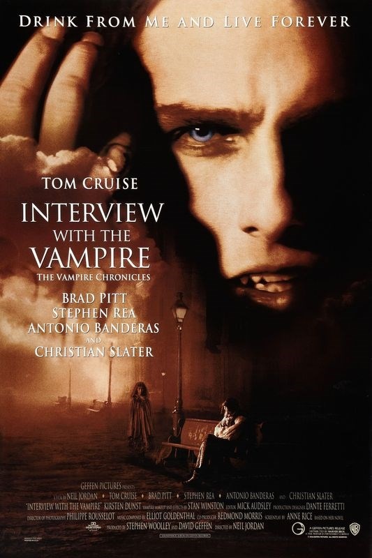 Постер к фильму "Интервью с вампиром" (Interview with the Vampire The Vampire Chronicles)
Постер к фильму "Интервью с вампиром" (Interview with the Vampire The Vampire Chronicles)