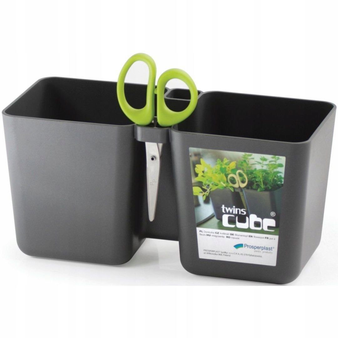 Цветочное кашпо Prosperplast Twins cube PPDTC245-426U 2,5 л 1 шт. антрацит, Черный, Twins cube
Цветочное кашпо Prosperplast Twins cube PPDTC245-426U 2,5 л 1 шт. антрацит, Черный, Twins cube