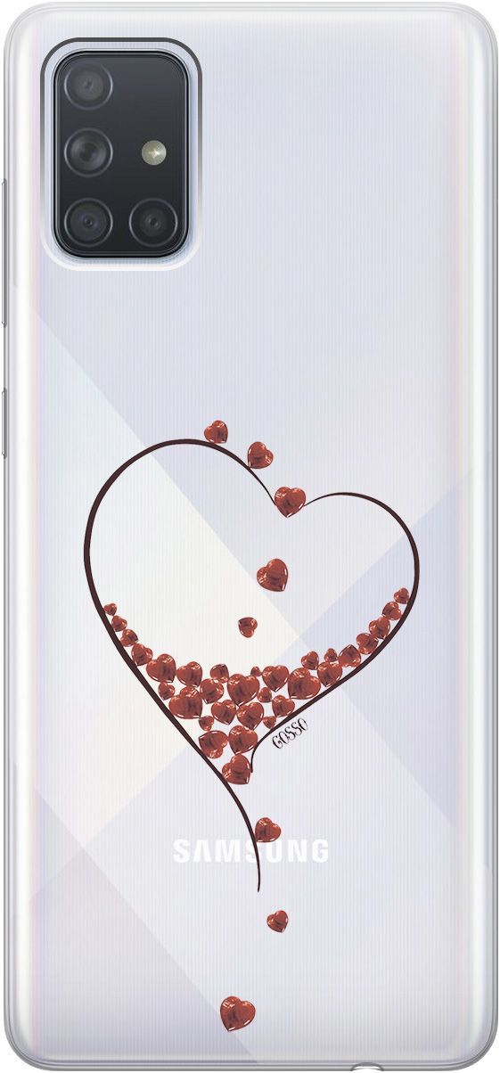 Силиконовый чехол на Samsung Galaxy A71 с принтом "Little hearts" прозрачный, Прозрачный;черный, 193
Силиконовый чехол на Samsung Galaxy A71 с принтом "Little hearts" прозрачный, Прозрачный;черный, 193
