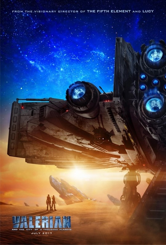 Постер к фильму "Валериан и город тысячи планет" (Valerian and the City of a Thousand Plan
Постер к фильму "Валериан и город тысячи планет" (Valerian and the City of a Thousand Plan