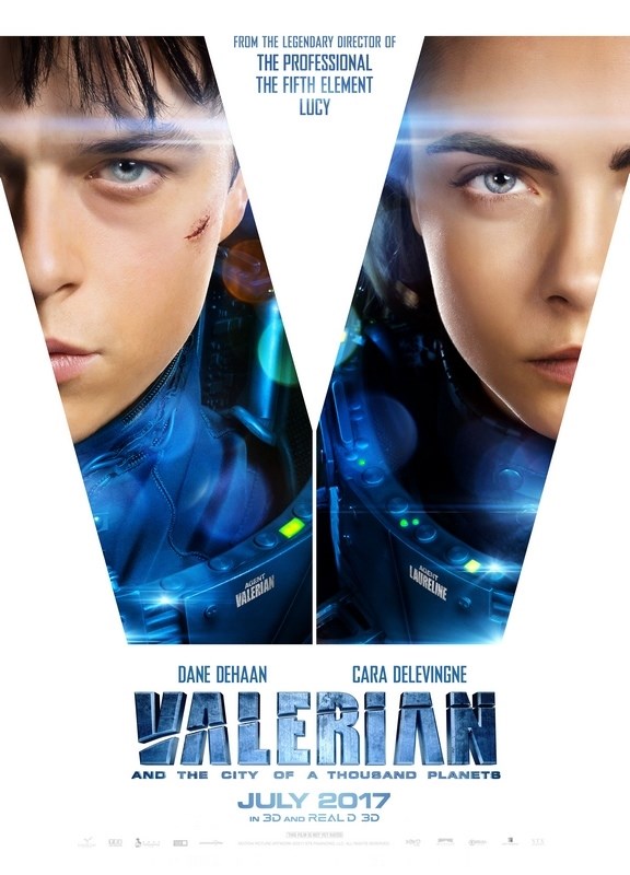 Постер к фильму "Валериан и город тысячи планет" (Valerian and the City of a Thousand Plan
Постер к фильму "Валериан и город тысячи планет" (Valerian and the City of a Thousand Plan
