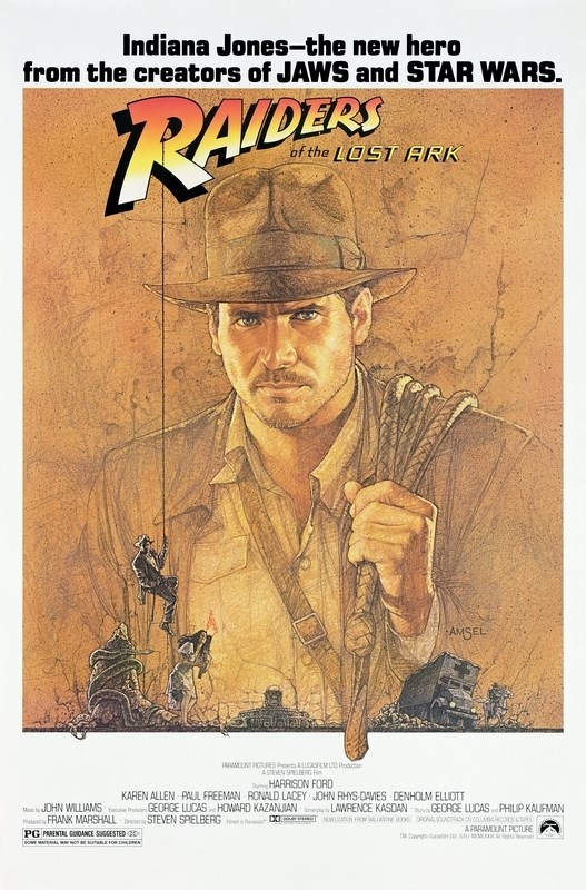Постер к фильму "Индиана Джонс: В поисках утраченного ковчега" (Raiders of the Lost Ark) A
Постер к фильму "Индиана Джонс: В поисках утраченного ковчега" (Raiders of the Lost Ark) A