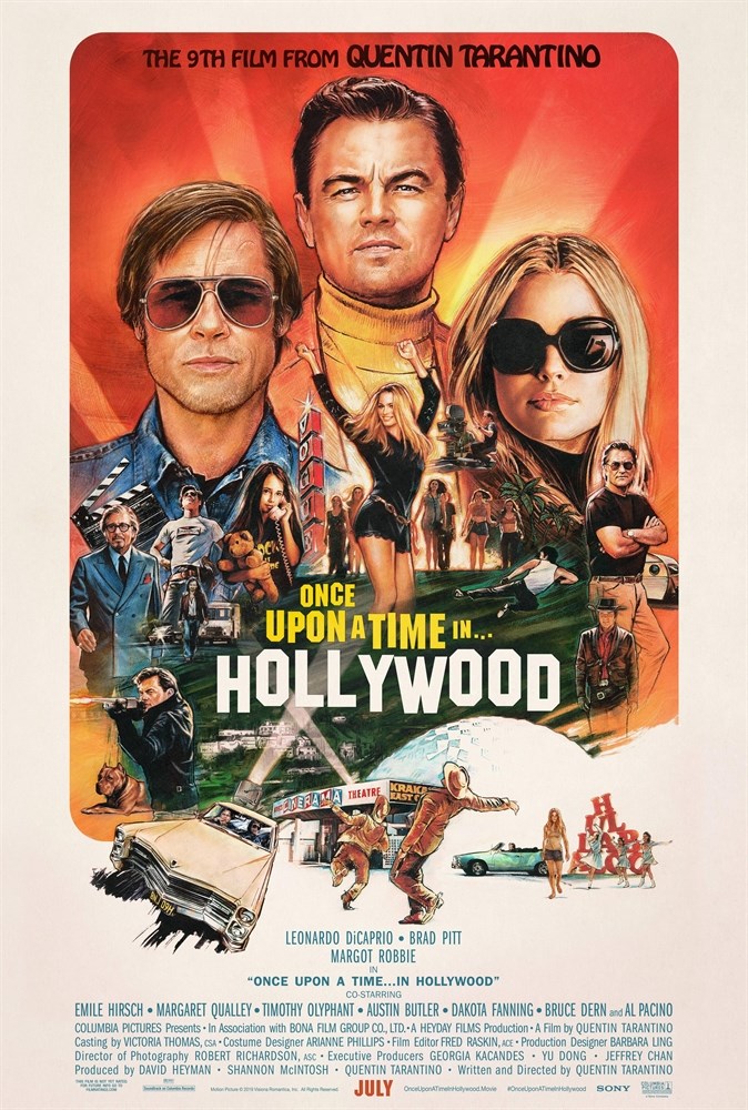 Постер к фильму "Однажды в… Голливуде" (Once Upon a Time ... in Hollywood) Квентин Таранти
Постер к фильму "Однажды в… Голливуде" (Once Upon a Time ... in Hollywood) Квентин Таранти