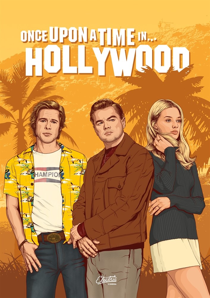 Постер к фильму "Однажды в… Голливуде" (Once Upon a Time ... in Hollywood) Квентин Таранти
Постер к фильму "Однажды в… Голливуде" (Once Upon a Time ... in Hollywood) Квентин Таранти