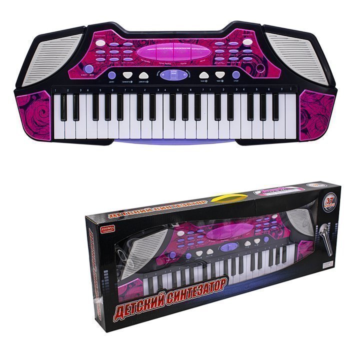 Синтезатор 2291B-1ZYB 37 клавиш, заряд от сети, в коробке
Синтезатор 2291B-1ZYB 37 клавиш, заряд от сети, в коробке