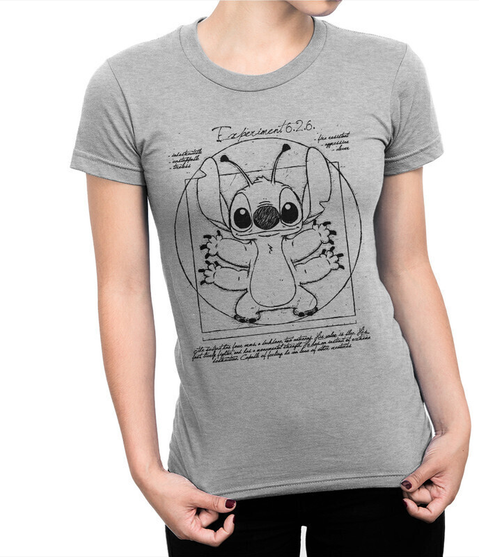 Футболка женская Dream Shirts Витрувианский Стич 10005241 серая L, Витрувианский Стич 10005241
Футболка женская Dream Shirts Витрувианский Стич 10005241 серая L, Витрувианский Стич 10005241