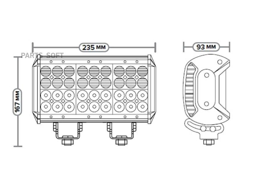 Фара Дополнительная Led <<Автоэлектрика Ae108Rt-36Led-Combo>> Направленного/Рассеянного Св
Фара Дополнительная Led <<Автоэлектрика Ae108Rt-36Led-Combo>> Направленного/Рассеянного Св