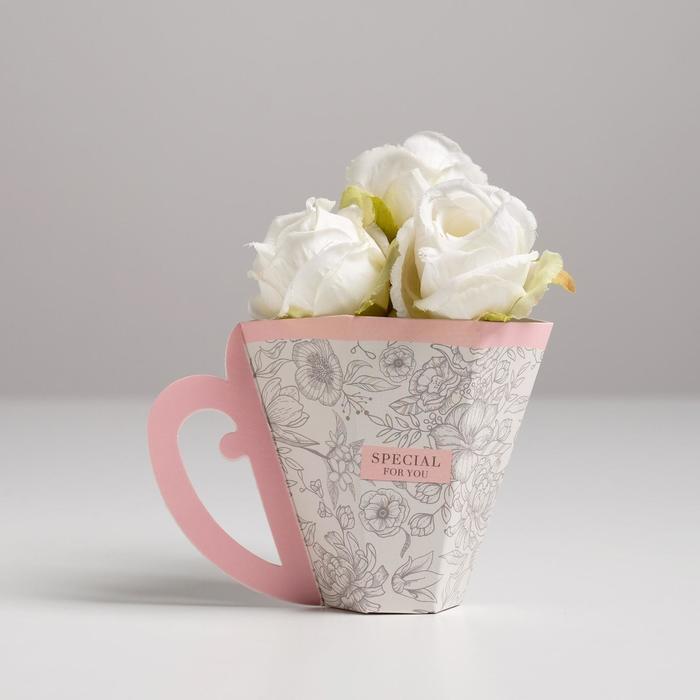 Коробка-переноска кружка «Special for you», 9 х 7 см, Коллекция упаковки "Нежные цветы"
Коробка-переноска кружка «Special for you», 9 х 7 см, Коллекция упаковки "Нежные цветы"
