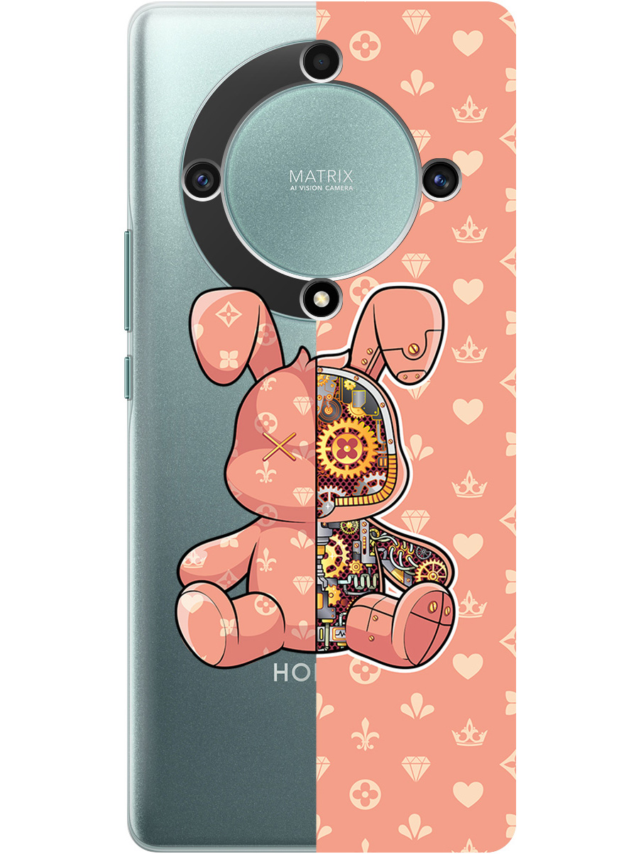 Силиконовый чехол на Honor X9a / Magic5 Lite с принтом "Персиковый Кролик с механизмом", Прозрачный;бежевый;оранжевый, 769394771
Силиконовый чехол на Honor X9a / Magic5 Lite с принтом "Персиковый Кролик с механизмом", Прозрачный;бежевый;оранжевый, 769394771
