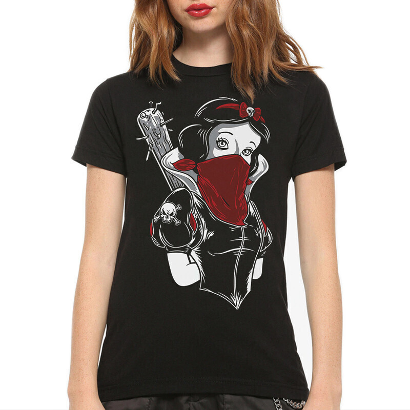 Футболка женская Dream Shirts Рок Белоснежка 10005891 черная XL, Рок Белоснежка 10005891 
Футболка женская Dream Shirts Рок Белоснежка 10005891 черная XL, Рок Белоснежка 10005891