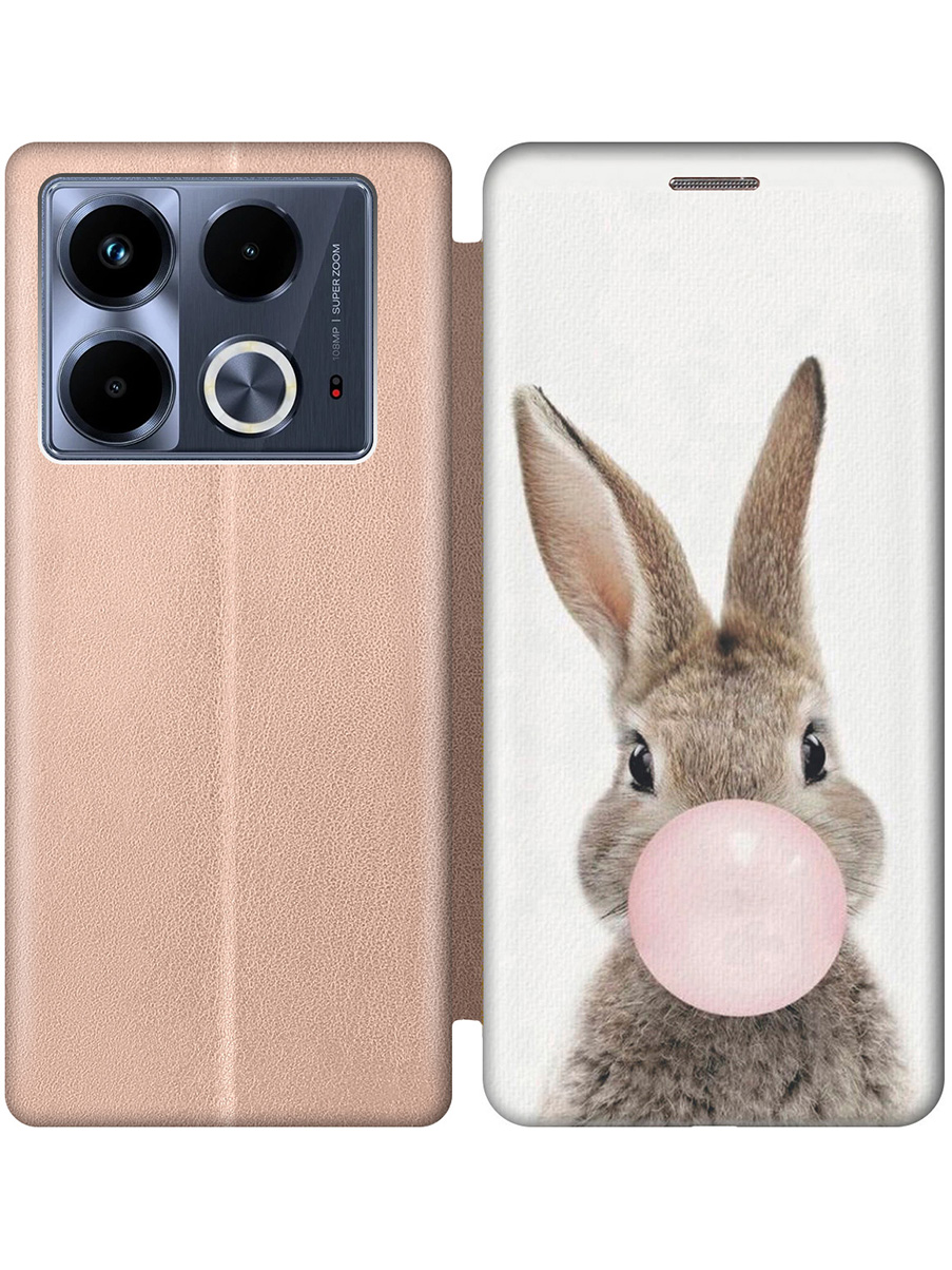 Чехол-книжка на Infinix Note 40 с принтом "Заяц с жвачкой" золотой, Золотистый;белый;коричневый;розовый, 782626412
Чехол-книжка на Infinix Note 40 с принтом "Заяц с жвачкой" золотой, Золотистый;белый;коричневый;розовый, 782626412