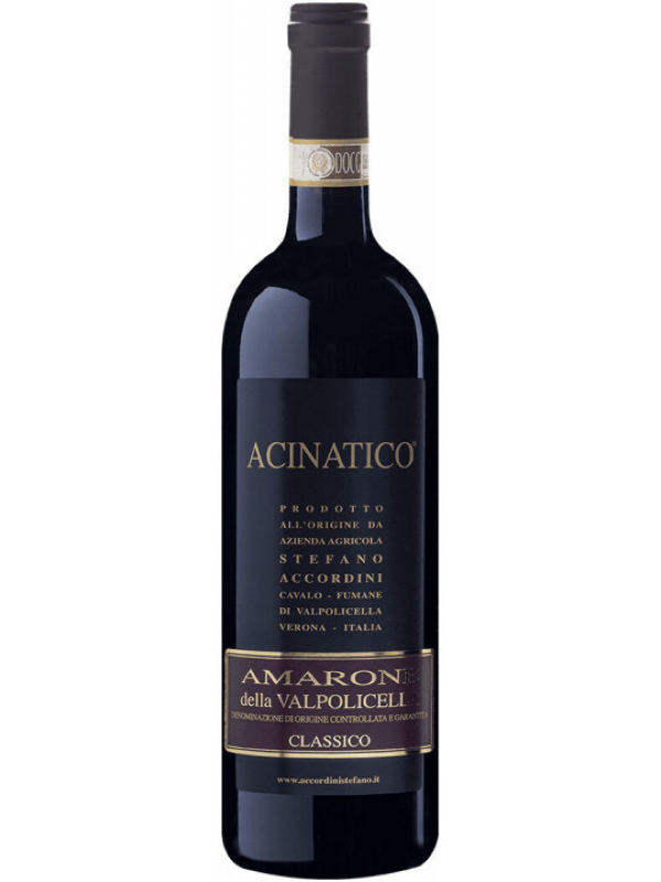 Вино сухое красное Stefano Accordini Amarone della Valpolicella Classico Acinatico 0.75 л
Вино сухое красное Stefano Accordini Amarone della Valpolicella Classico Acinatico 0.75 л