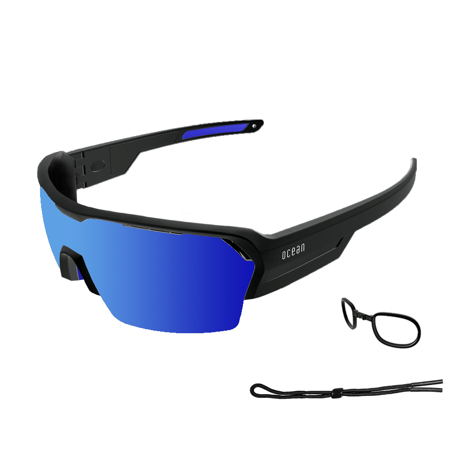 Спортивные солнцезащитные очки унисекс Ocean Sunglasses Race черные/синие матовые, Race
Спортивные солнцезащитные очки унисекс Ocean Sunglasses Race черные/синие матовые, Race
