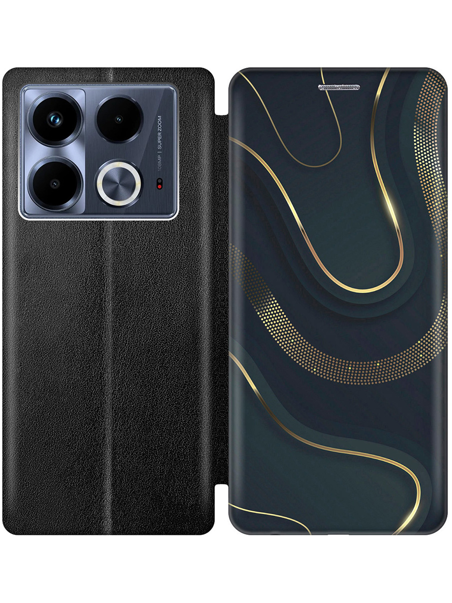 Чехол-книжка на Infinix Note 40 с принтом "Золотистые акценты" черный, Черный;золотистый;серый, 782626431
Чехол-книжка на Infinix Note 40 с принтом "Золотистые акценты" черный, Черный;золотистый;серый, 782626431