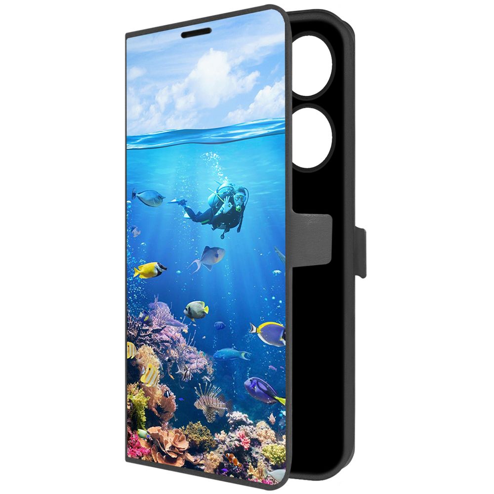 Чехол-книжка Krutoff Eco Book для Xiaomi Poco M6 Pro 4G Австралия, Большой Барьерный Риф, Черный
Чехол-книжка Krutoff Eco Book для Xiaomi Poco M6 Pro 4G Австралия, Большой Барьерный Риф, Черный