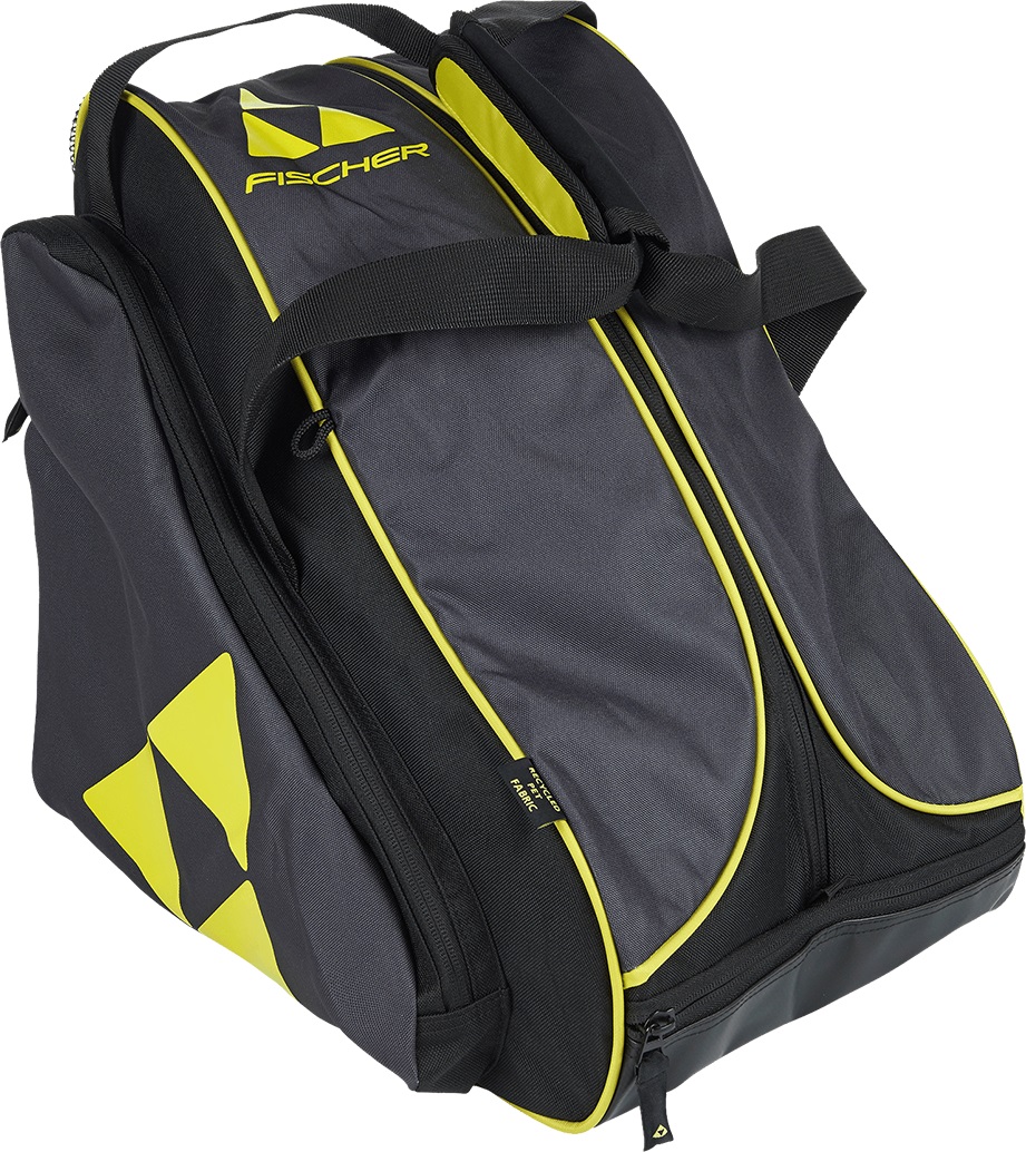 фото Сумка fischer skibootbag alpine race 40x40x25 black/yellow