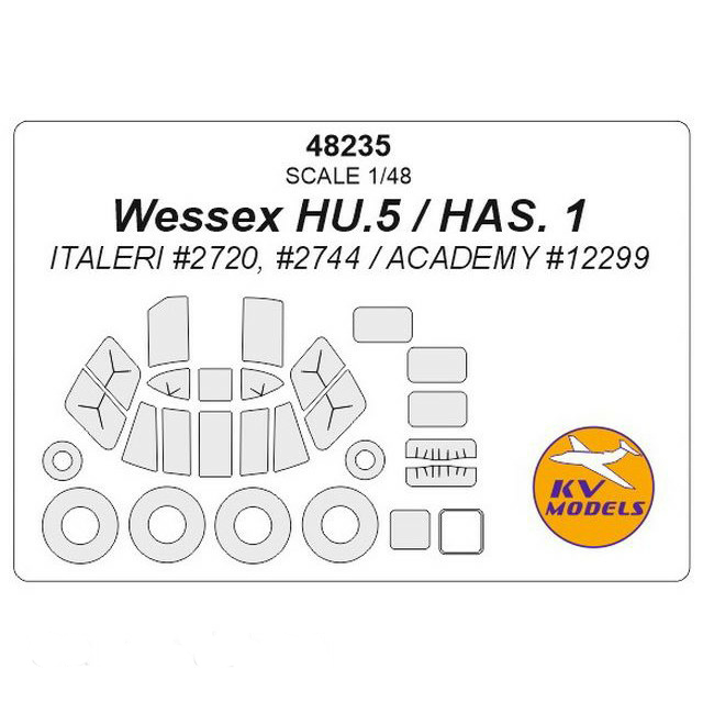 Окрасочные KV Models 1/48 маски для wessex hu.5 / has. 1 (italeri #2720, #2744 / aca 48235
Окрасочные KV Models 1/48 маски для wessex hu.5 / has. 1 (italeri #2720, #2744 / aca 48235