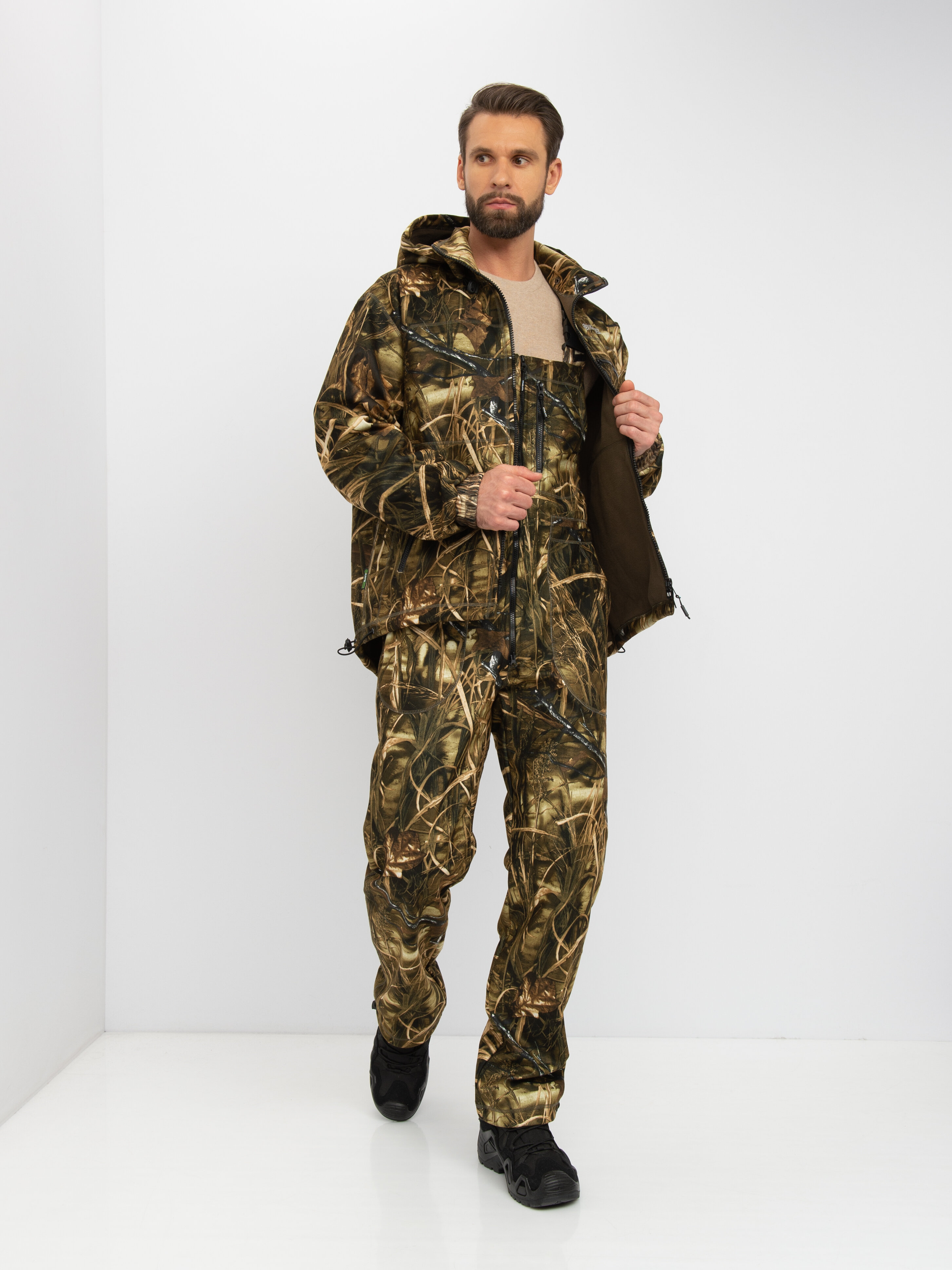 Костюм демисезонный Huntsman Никс-Люкс ткань Alova Windblock цвет Камыш 52-54 170-176, Хаки;коричневый, Никс-Люкс
Костюм демисезонный Huntsman Никс-Люкс ткань Alova Windblock цвет Камыш 52-54 170-176, Хаки;коричневый, Никс-Люкс