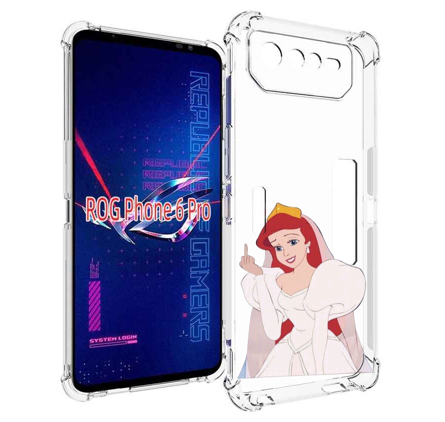 Чехол MyPads принцесса-Русалочка-Ариель женский для Asus ROG Phone 6 Pro, Прозрачный, Tocco
Чехол MyPads принцесса-Русалочка-Ариель женский для Asus ROG Phone 6 Pro, Прозрачный, Tocco