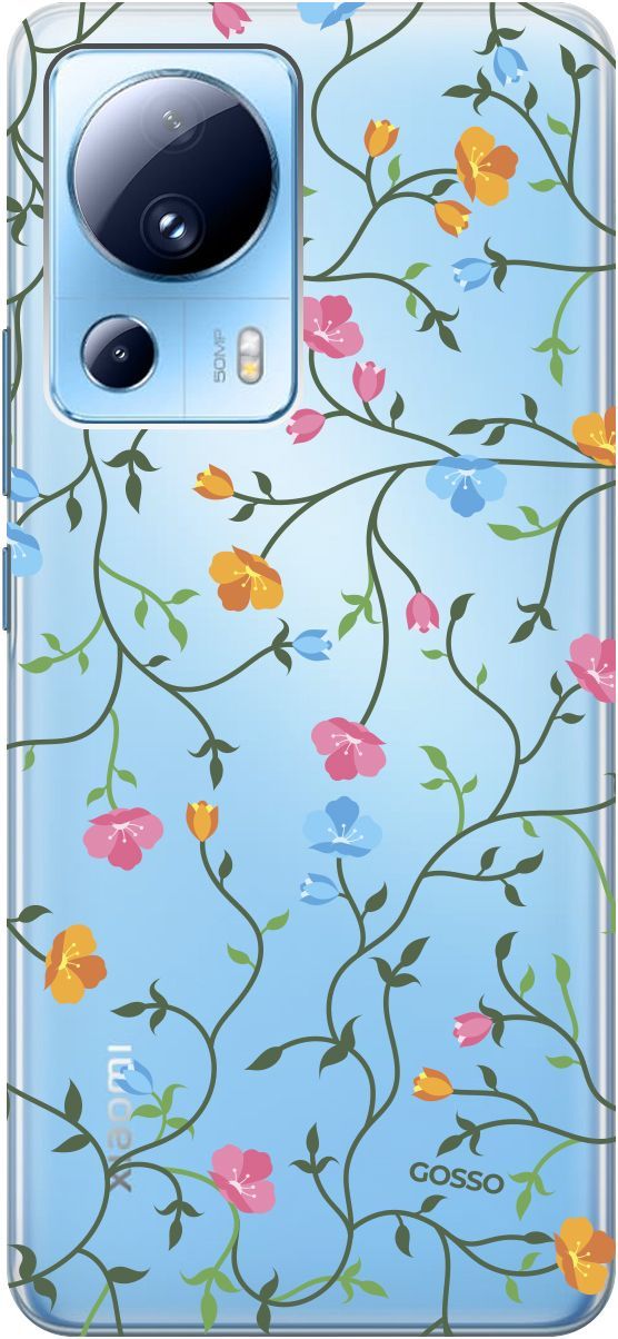 Чехол на Xiaomi 13 Lite Лайт с 3D принтом "Сurly Flowers" прозрачный, Прозрачный;голубой, 158513
Чехол на Xiaomi 13 Lite Лайт с 3D принтом "Сurly Flowers" прозрачный, Прозрачный;голубой, 158513