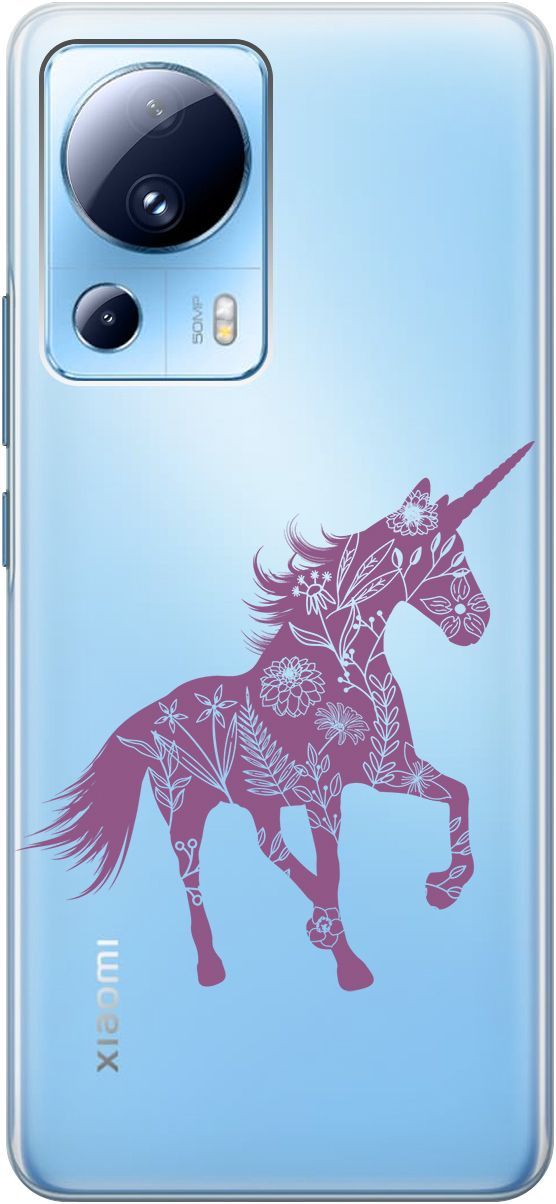 Чехол на Xiaomi 13 Lite Лайт с 3D принтом "Floral Unicorn" прозрачный, Прозрачный;фиолетовый, 158514
Чехол на Xiaomi 13 Lite Лайт с 3D принтом "Floral Unicorn" прозрачный, Прозрачный;фиолетовый, 158514