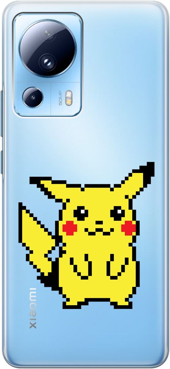 Чехол на Xiaomi 13 Lite Лайт с 3D принтом "Pixel Pikachu" прозрачный, Прозрачный;желтый, 158514
Чехол на Xiaomi 13 Lite Лайт с 3D принтом "Pixel Pikachu" прозрачный, Прозрачный;желтый, 158514