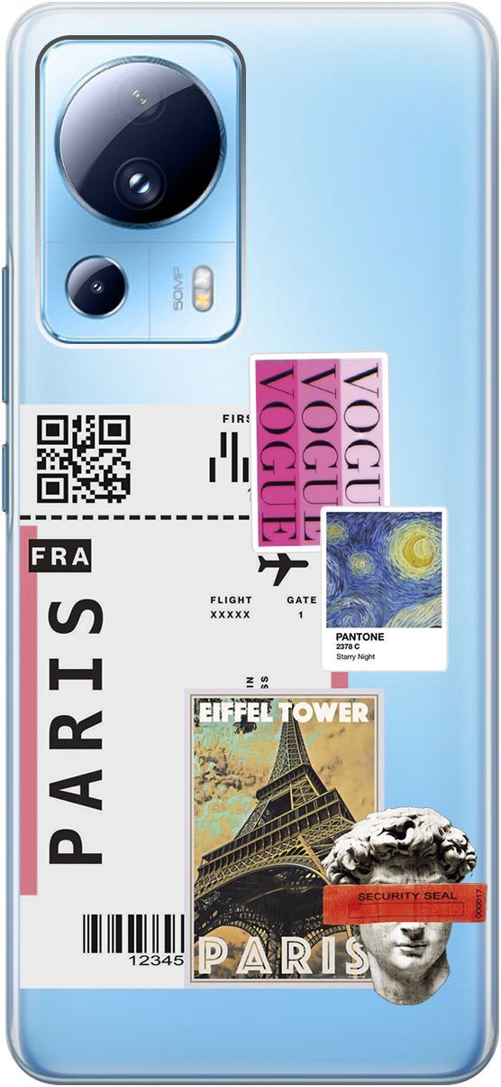 Чехол на Xiaomi 13 Lite Лайт с 3D принтом "Paris Stickers" прозрачный, Прозрачный;бежевый, 158514
Чехол на Xiaomi 13 Lite Лайт с 3D принтом "Paris Stickers" прозрачный, Прозрачный;бежевый, 158514