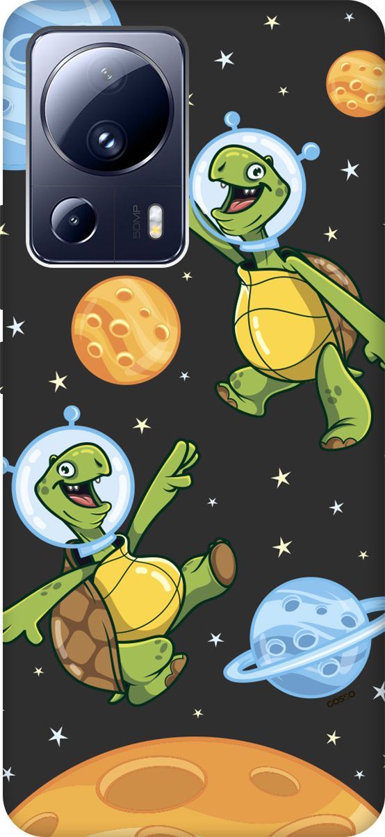 Чехол на Xiaomi 13 Lite Лайт с 3D принтом "CosmoTurtles" черный, Черный;бежевый, 158516
Чехол на Xiaomi 13 Lite Лайт с 3D принтом "CosmoTurtles" черный, Черный;бежевый, 158516