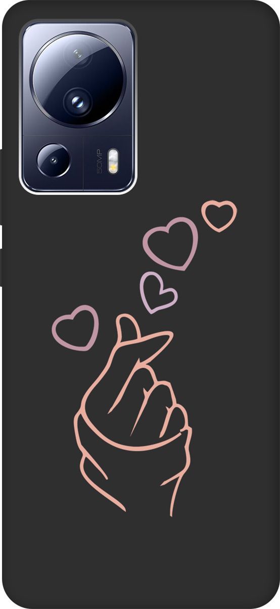 Матовый Soft Touch Чехол на Xiaomi 13 Lite Лайт с 3D принтом "K-Heart" черный, Черный;розовый, 158516
Матовый Soft Touch Чехол на Xiaomi 13 Lite Лайт с 3D принтом "K-Heart" черный, Черный;розовый, 158516