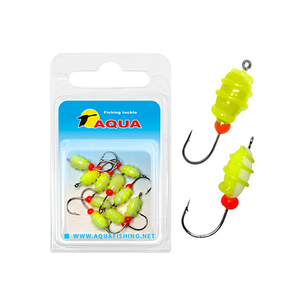 Мормышка фосфорная AQUA №07 Yellow, крючок №10, вес - 0,14g, (10штук в блистере), Желтый;белый, 128447
Мормышка фосфорная AQUA №07 Yellow, крючок №10, вес - 0,14g, (10штук в блистере), Желтый;белый, 128447