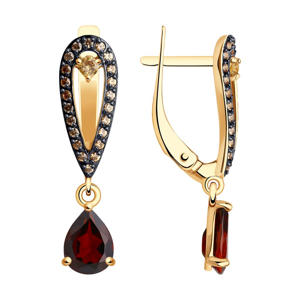Серьги из красного золота с гранатом/фианитом Diamant 51-321-01439-1, 51-321-01439-1
Серьги из красного золота с гранатом/фианитом Diamant 51-321-01439-1, 51-321-01439-1