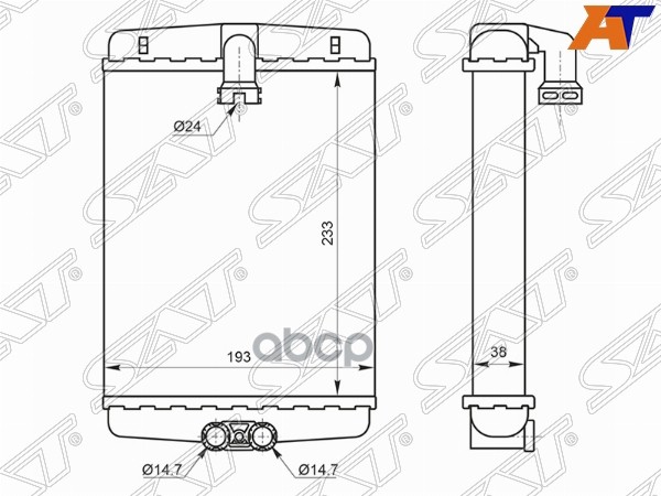 SAT Радиатор отопителя салона MERCEDES E- CLASS W210/ CLK-CLASS #208/S W200(трубчатый)
SAT Радиатор отопителя салона MERCEDES E- CLASS W210/ CLK-CLASS #208/S W200(трубчатый)