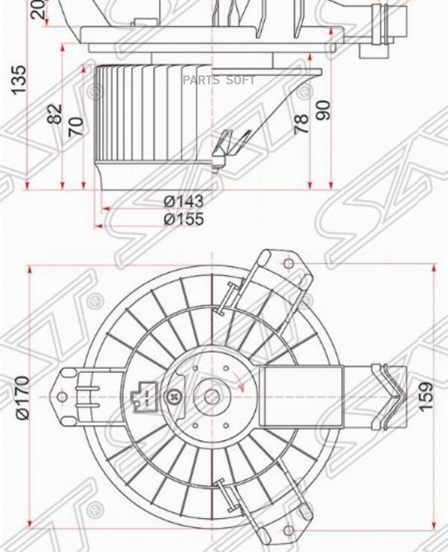 SAT Мотор отопителя салона TOYOTA HIACE/QUANTUM ##H2## 05-/HONDA INSIGHT 09- (LHD)
SAT Мотор отопителя салона TOYOTA HIACE/QUANTUM ##H2## 05-/HONDA INSIGHT 09- (LHD)
