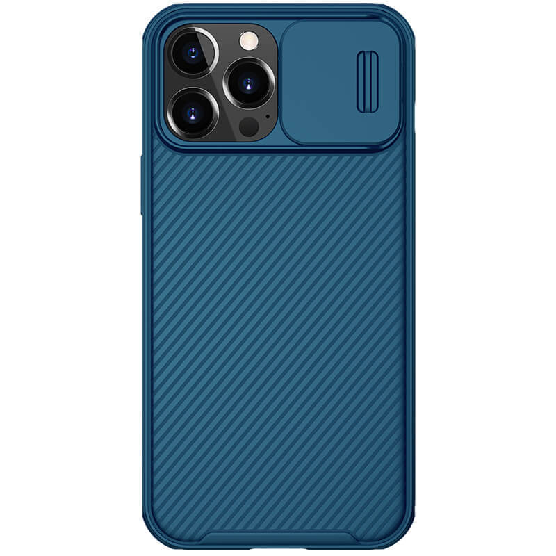Чехол Nillkin Magnetic Case CamShield Pro для iPhone 13 Pro Max с защитой камеры, Синий
Чехол Nillkin Magnetic Case CamShield Pro для iPhone 13 Pro Max с защитой камеры, Синий